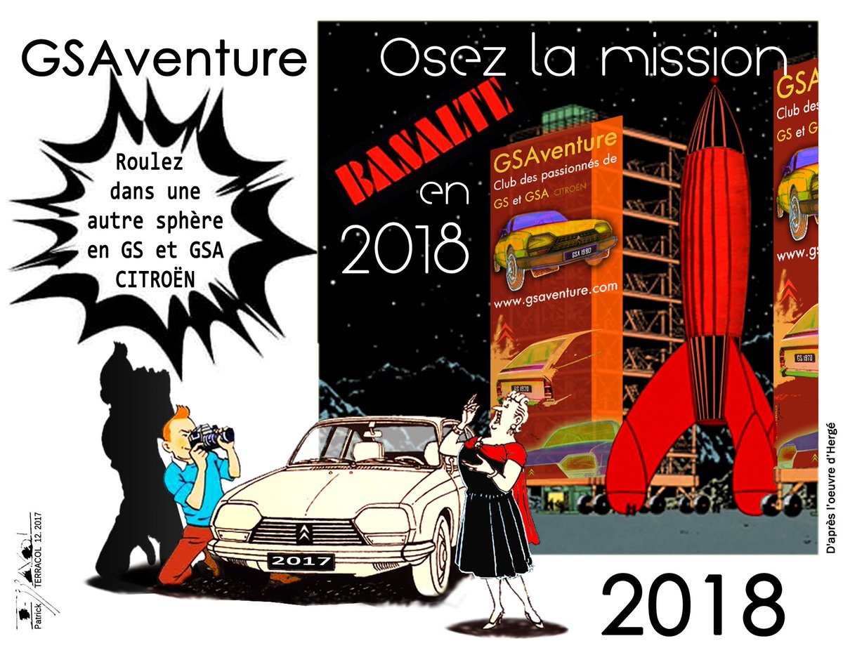 GSaventure's tweet photo. Une très belle nouvelle année à vous tous. https://t.co/skfkELqEBC