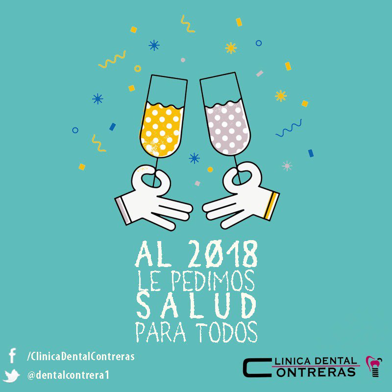 DENTALCONTRERA1's tweet photo. Brindamos en esta noche por un #FelizAñoNuevo cargado de salud para todos. ¡Feliz 2018!
#Feliz2018 #FelizAño https://t.co/8lpg93tYFg