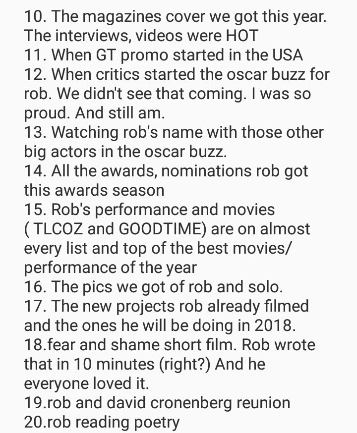 Robfan4life's tweet photo. 2017 was a good year. 🎉🎉  #RobFan4life #ProudFan https://t.co/ezvd844U33