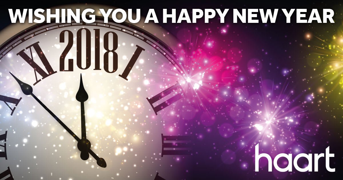 haart wishes you all a fantastic #NewYear! Bring on 2018...