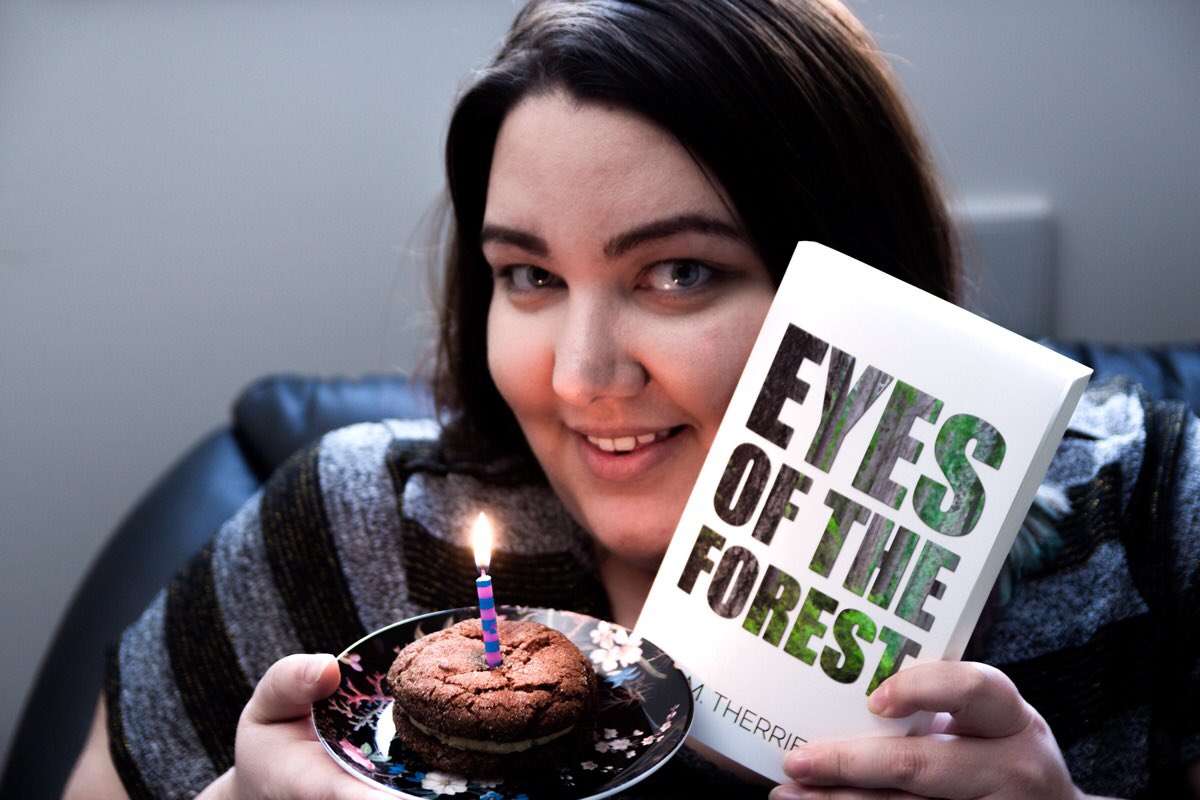CMTherrien1's tweet photo. It’s my birthday! Want to get me the best present ever?? Buy my book 😜❤️ ps thanks @gabiandjules for the amazing cookie. #eyesoftheforest #authorlife #newbook #birthdaygirl #authorsofinstagram #bookstagram #foodporn https://t.co/ZLVM8GQssh