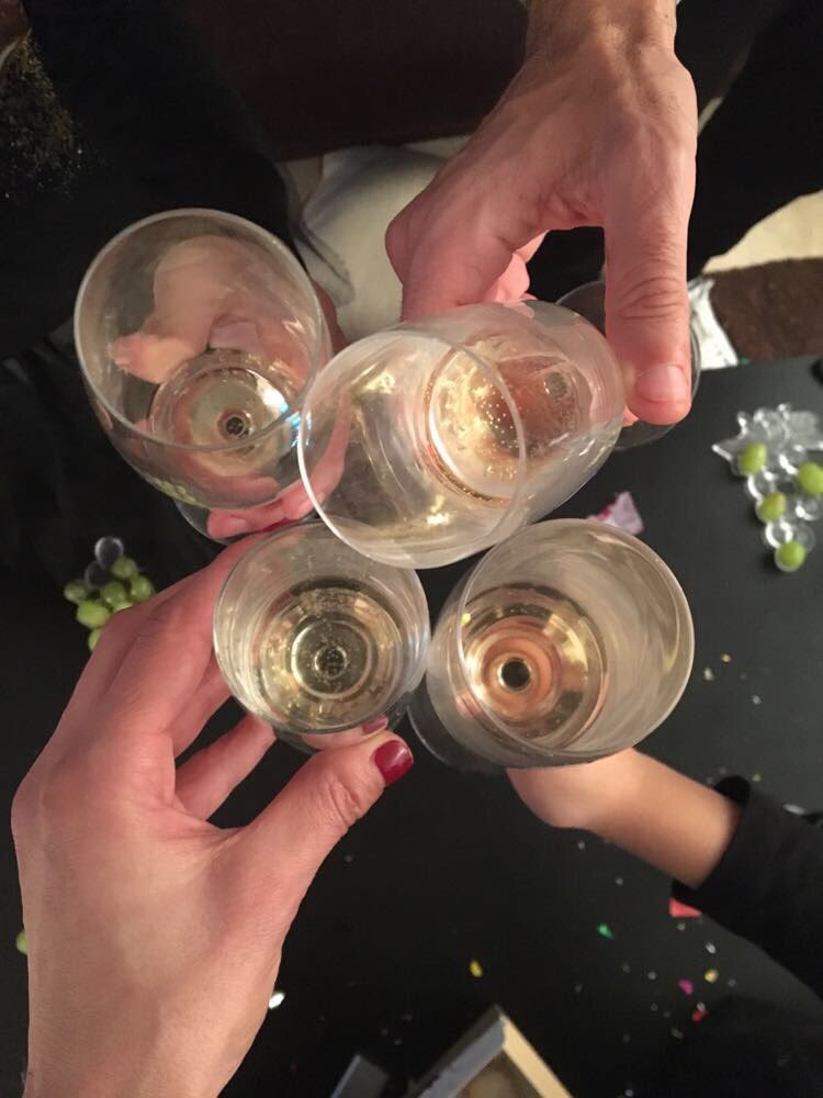 Feliz año 2018!! Mucha salud y felicidad para todos! 🍾🍾🍾🍾