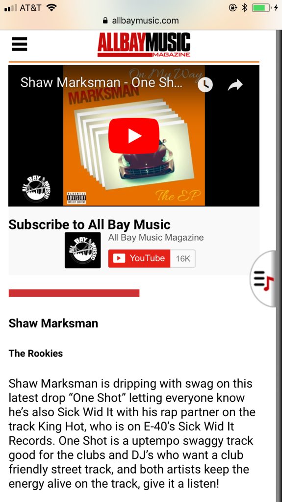 shawmarksman's tweet photo. Shoutout @AllBayMagazine for the repost.                                              https://t.co/DQ0WAP2cWj https://t.co/QJhunxd5ES