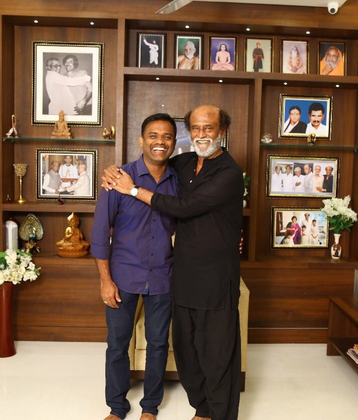 Rajinikanth with Raju Mahalingam