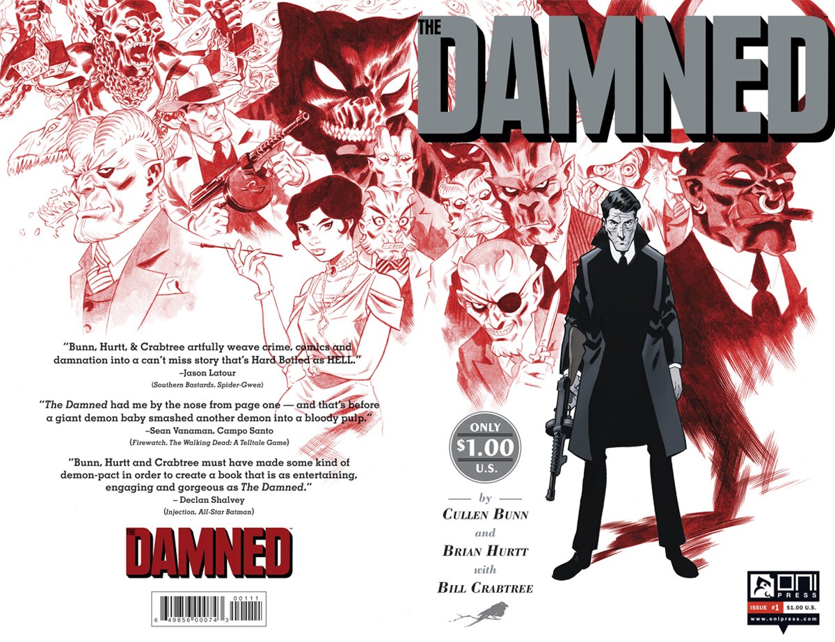 cullenbunn's tweet photo. With THE DAMNED, I was able to return to the pulp horror world of my very first comic book project. So excited that @brihurtt and I can tell the bigger story we've always had in mind! #comics2017 https://t.co/0lxX2YLC5j