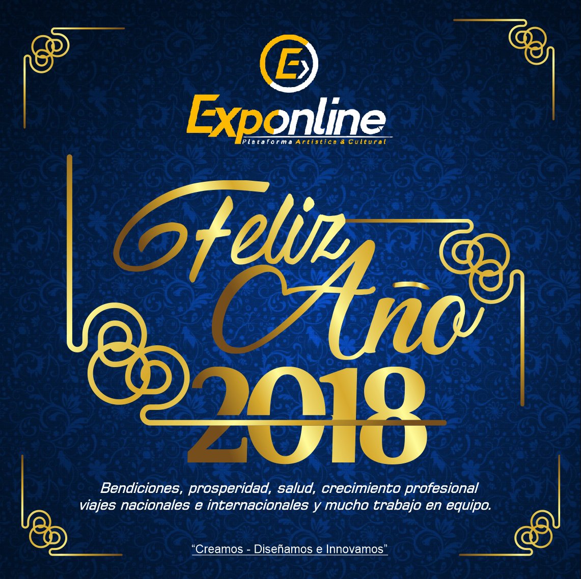 LeoFloxus's tweet photo. #Exponline #Floxus Un Feliz Año 2018 para todos nuestros seguidores, amigos, colegas, familiares: hemos dejado un 2017 fantástico, lleno de retos y sueños realizados y esperamos que el que llega sea una revolución total y expansiva de la mano de todos ustedes, gracias por tanto. https://t.co/rqz8UUYhkT