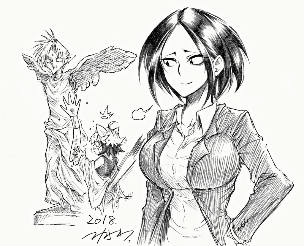 @wooden_clogss はなお先生!!!
遅ればせながら『佐本家のニケ』読ませて頂きました!
可愛らしいキャラクターと心温まるお話で 年明けからとっても癒されました?
そして相変わらず絵がお上手…?!!!