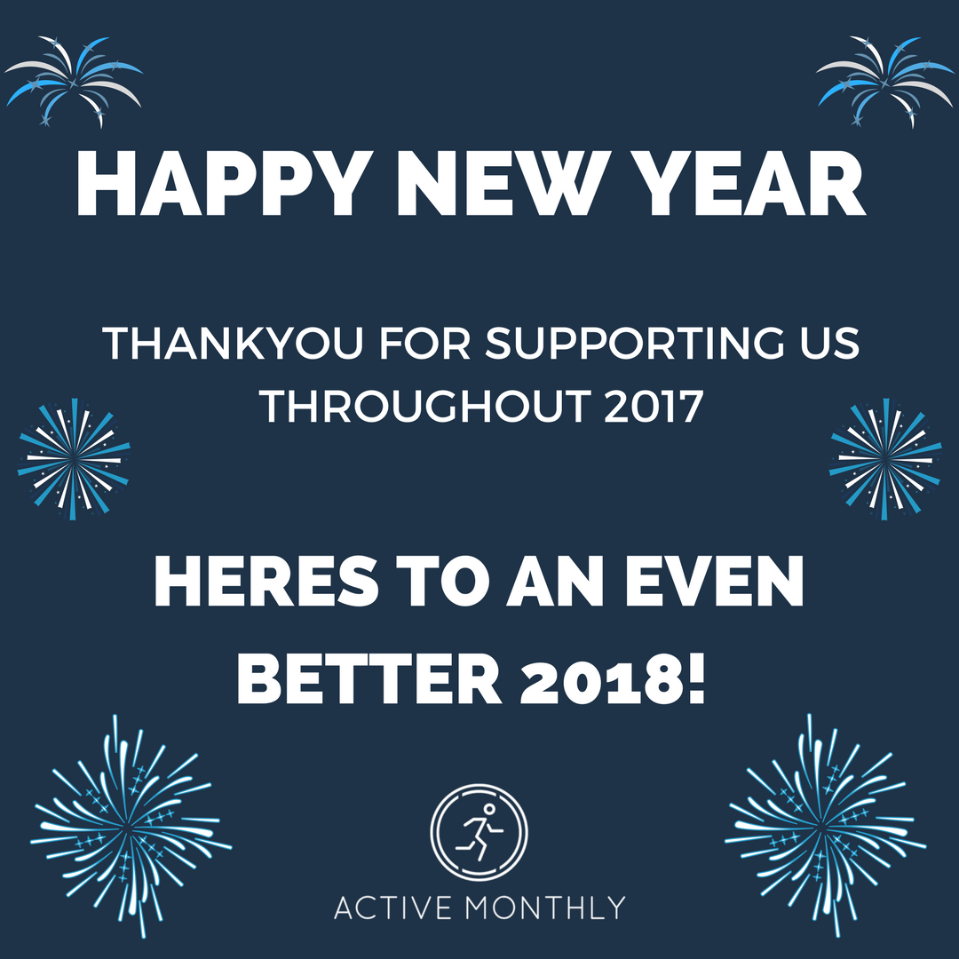 activemonthly's tweet photo. Happy new year to everyone who has supported us throughout 2017, its been a truly incredible year and we have so much more to bring you in 2018! https://t.co/K7qUSVdEYz