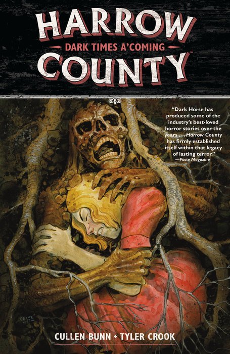 cullenbunn's tweet photo. I'm so proud of HARROW COUNTY. This year, @MrTylerCrook and I went to some dark places, and it's going to get worse before it gets better. #comics2017 https://t.co/uu5KwyZLkz