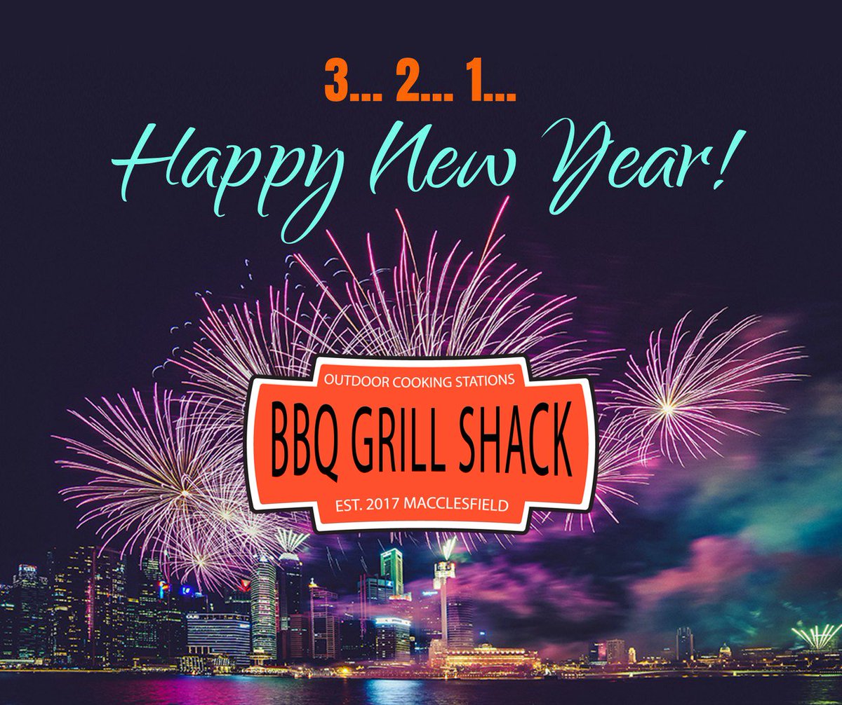 BBQGrillShack's tweet photo. Happy New Year to all our current and future customers in 2018! #HappyNewYear https://t.co/m6PUg8aFLT Now taking bespoke design orders for building in 2018 #BBQGrillShack #GrillStation #BBQTable #BBQStation #GrillShack #BBQ #OutdoorCooking #Macclesfield #Wilmslow #Cheshire https://t.co/bSwfWWyG9g