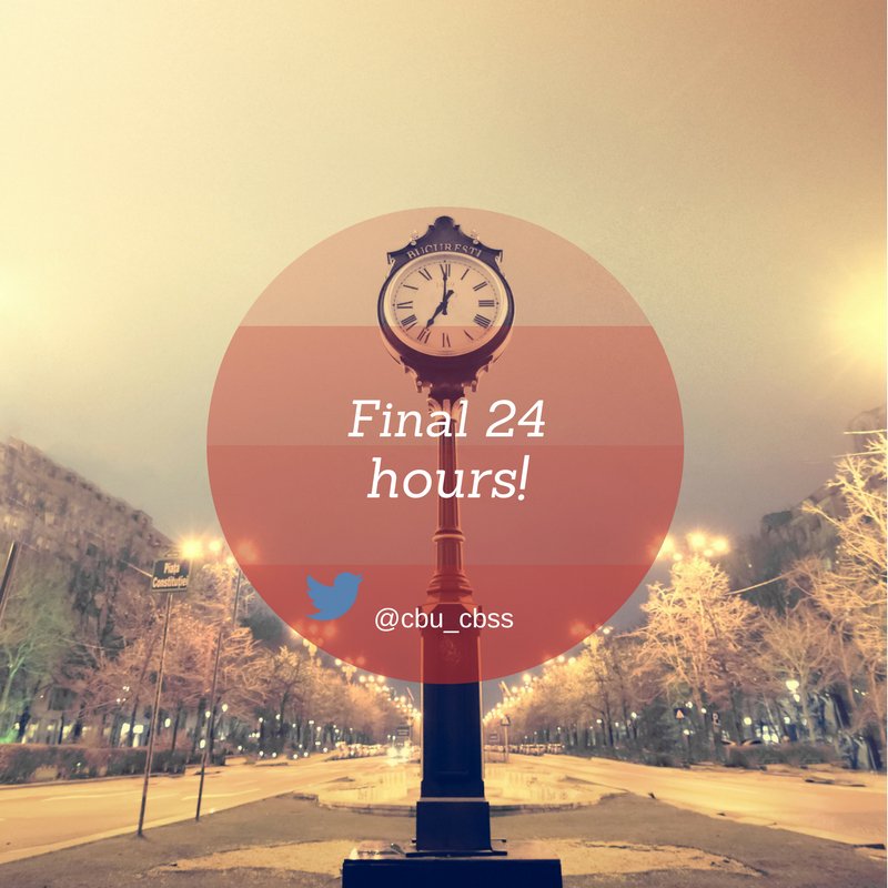 cbu_sbs's tweet photo. Hey there Lancers, time is running out! This year will end and so will our old Twitter account in less than 8 hours. Be sure to start off next year by following our new Twitter account @cbu_cbss or by clicking on this link: https://t.co/wVggbuTTzT.
#CBUCBSS #NewYear2018 https://t.co/p3FR3l55kV