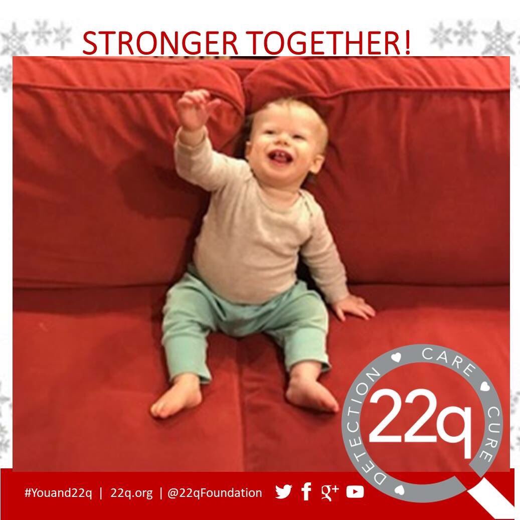 22qFoundation's tweet photo. Only a few hours remain to make a donation in 2017...
With the International 22q11.2 Foundation in your corner, we are  “STRONGER TOGETHER!"  Please click here to read our year end message &amp; give today:  https://t.co/wiL8DOGRvU  #22q https://t.co/9BCJ4eds1k