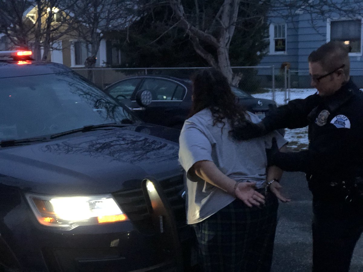 PascoPoliceDept's tweet image. First call for service on swing shift and Officer Park spoke to a female who gave him a false name, which he saw through and she was arrested for a felony warrant. #OfficerPark #dontgivefalsenames #pascoproblems