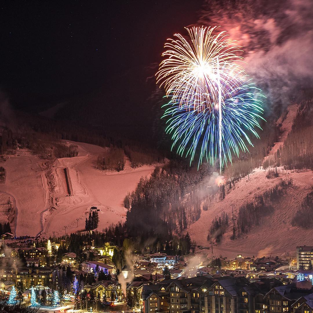 We can't wait to see what 2018 brings. Happy New Year from Vail! (Instagram photo via @onefortheroadphoto)