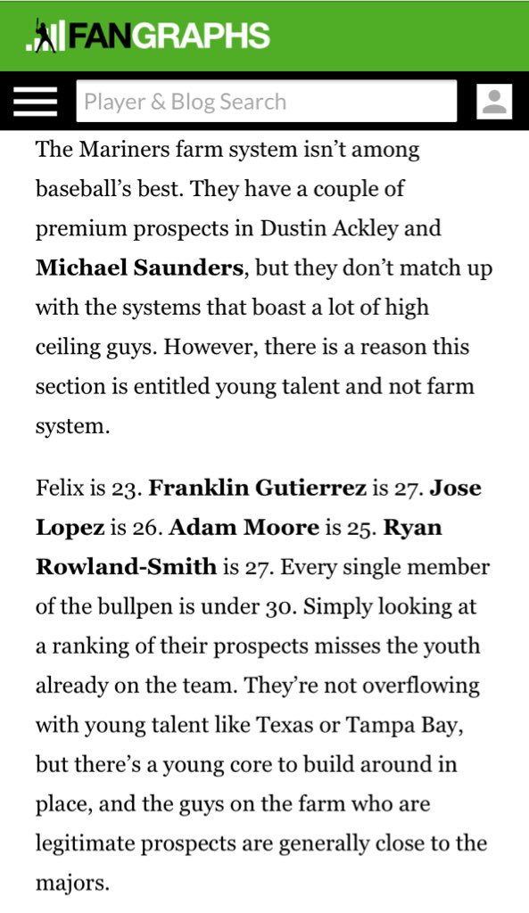 BWH85's tweet image. The legendary #6org post. Note that 3 of the 5 players listed in that second paragraph put up negative WAR for the rest of their careers after this post was written on 3/31/2010.