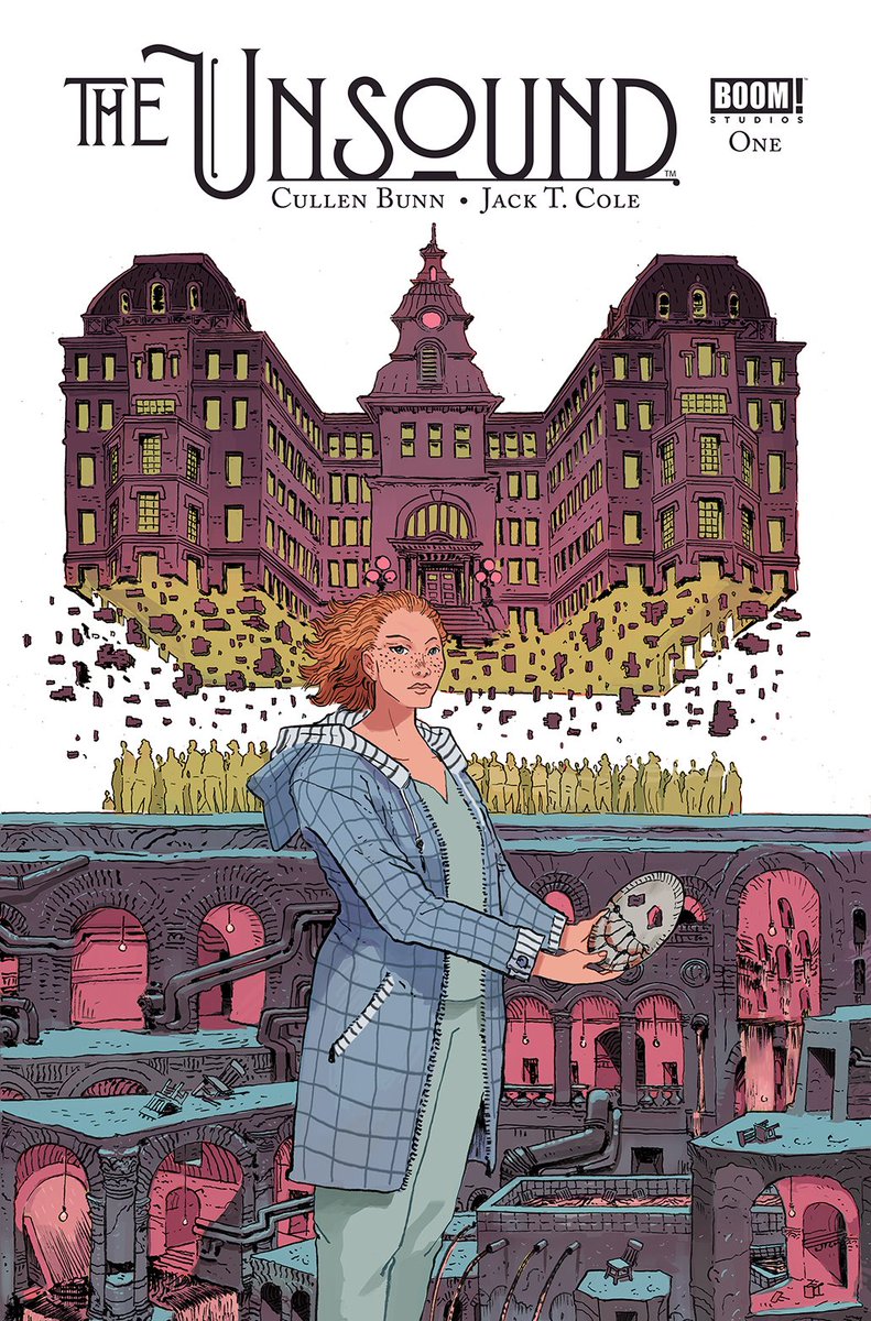 cullenbunn's tweet photo. THE UNSOUND is a surreal, mind-bending horror story set in a "haunted" asylum. I really hope to return to this world, because we set up something... dare I say... cosmic in the final issues. #comics2017 https://t.co/fH9QiwOn6P