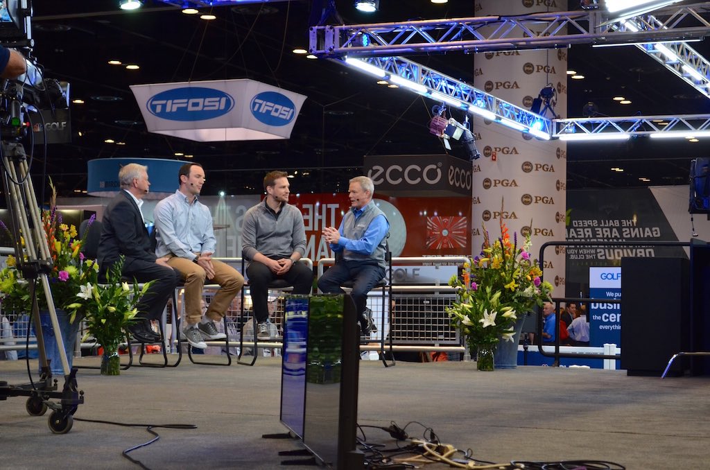 YoungerGolf's tweet photo. Favorite moments 2017 No. 3: 
Appearing on @GolfChannel coverage of @PGAShow with @MattAdamsFoL @jonathanrwall @ZakKoz https://t.co/1y8s0e6U9t