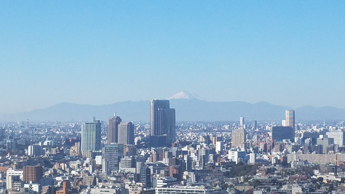 東京から見た新春の富士山 Hashtag Pa Twitter