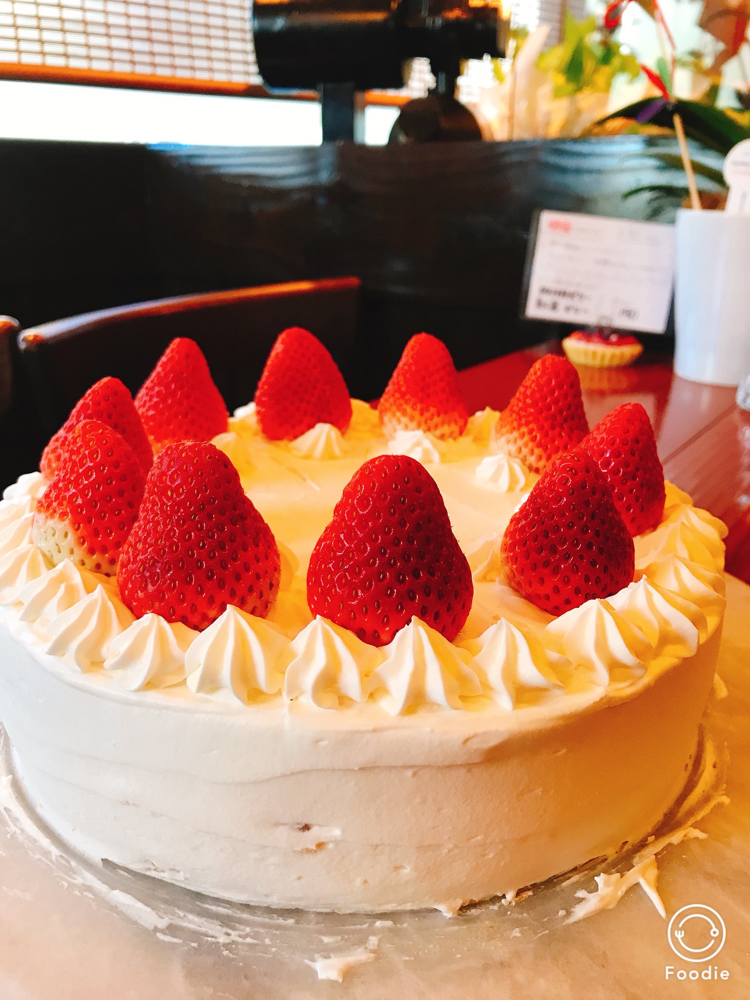 きりん珈琲 りんごケーキ いちごショートケーキが仕上がりました