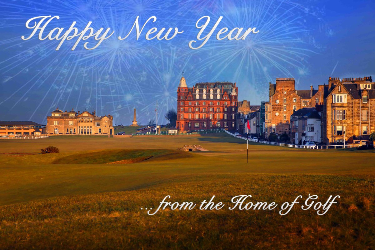 TheHomeofGolf's tweet photo. Happy New Year everyone! We hope to welcome you to the Home of Golf in 2018. 🎉 https://t.co/yTAXD1FHBk
