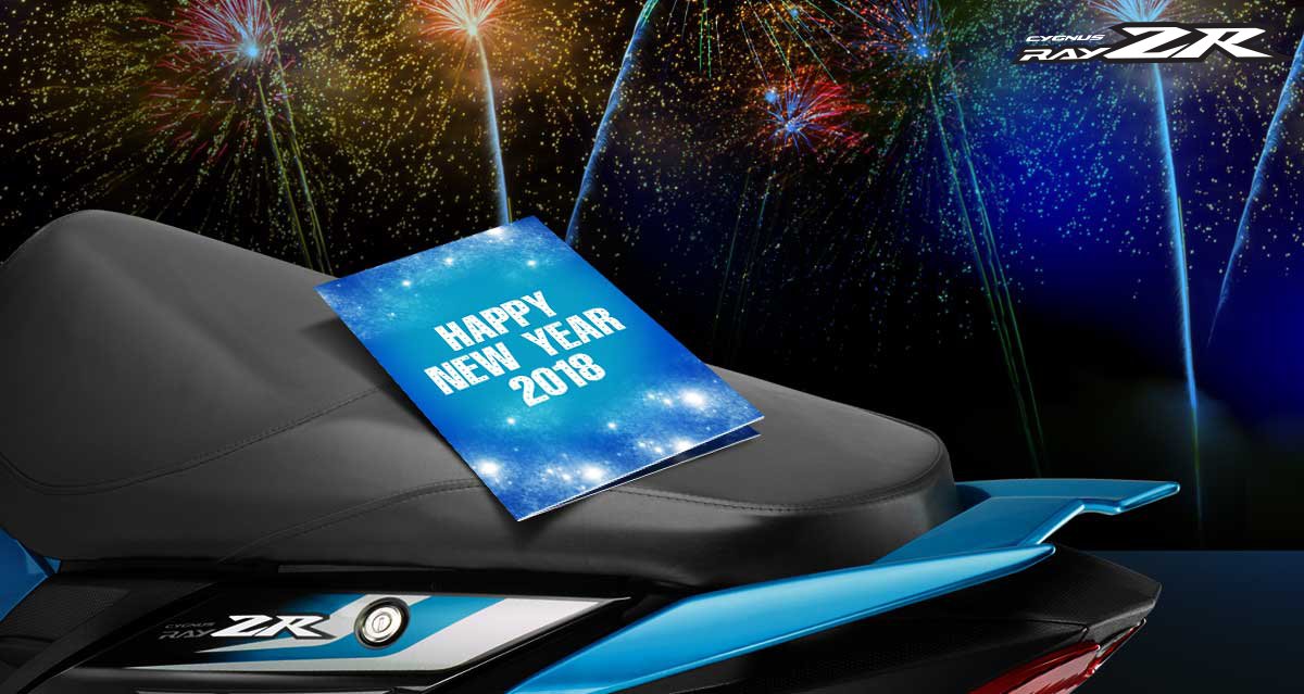 YamahaRayZR's tweet photo. While the world is waiting for the new year, rev up the eve with your party machine #RAYZR.
#HappyNewYear #NewYearsEve #Happy2018 #YamahaRayZR #BadshahOfSwag #LetItGo https://t.co/9f5gGejXjY