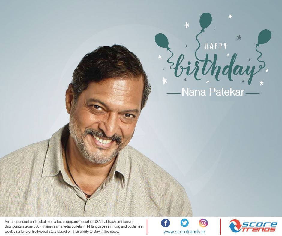 Score Trends wishes Nana Patekar a very Happy Birthday! 