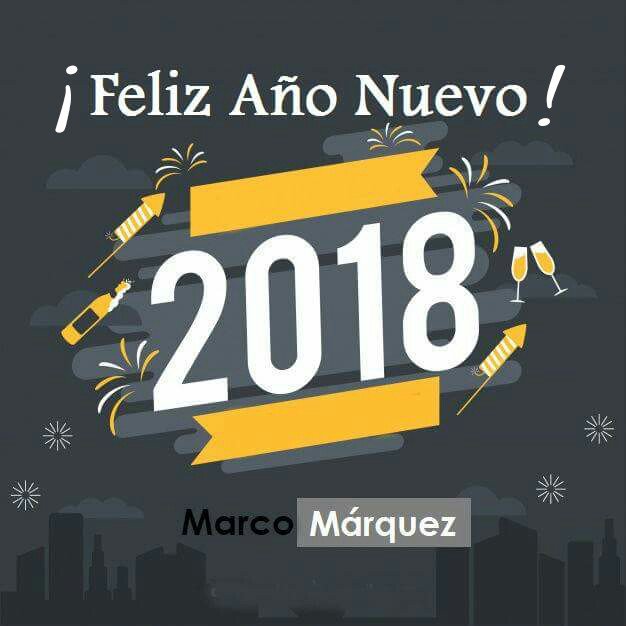 MarcoMarquez95's tweet photo. ¡Los mejores éxitos están por venir! 
#FelizAñoNuevo https://t.co/eWBWUfq2UY
