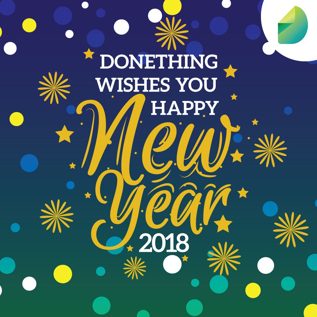 May this new year, all your dreams turn into reality and all your efforts into great achievements. - Team DoneThing #NewYear2018 #NewYear