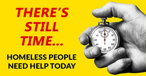 There's still time! Today is your last opportunity for 2017 to provide hungry men, women and children with what they desperately need. Give by midnight tonight to ensure a tax-deductible gift! [bit.ly/2CiZtRv]