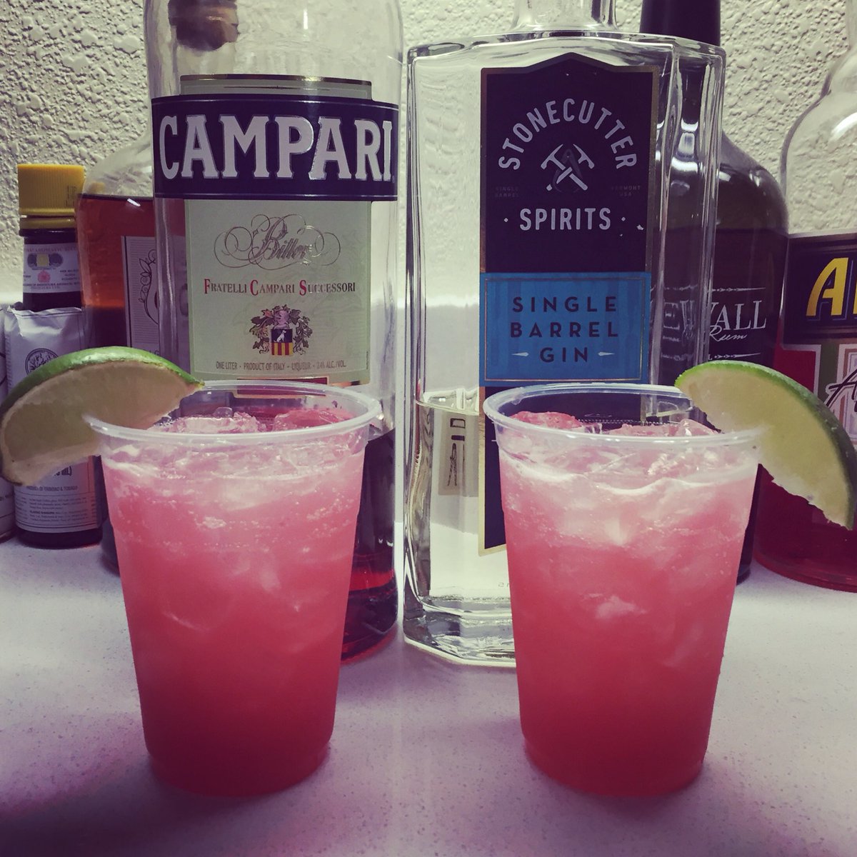 therumtrader's tweet photo. Shocking that I have friends who donโt love rum as much as I do. Mixed them โHey Ladiesโ cocktails for NYE. Loving @Stonecutter_VT Single Barrel Gin. Thanks Sas!
#notrum #drinkwell #craftspirits #americangin #homebartender #hotelcocktails #greatcocktails https://t.co/wG30zLnKVr