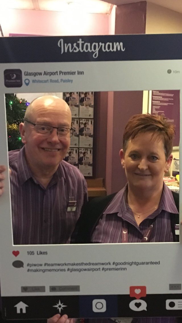 Happy New Year from the Nightshift here at Glasgow Airport Premier Inn. #selfiesmile #NewYears Eve @PremInn_GlaAir @Pipulse1 @newalldebbie <a href="/placemadebyyou/">A Place Made By You</a> <a href="/HalfpennyBarry/">Barry Halfpenny</a>