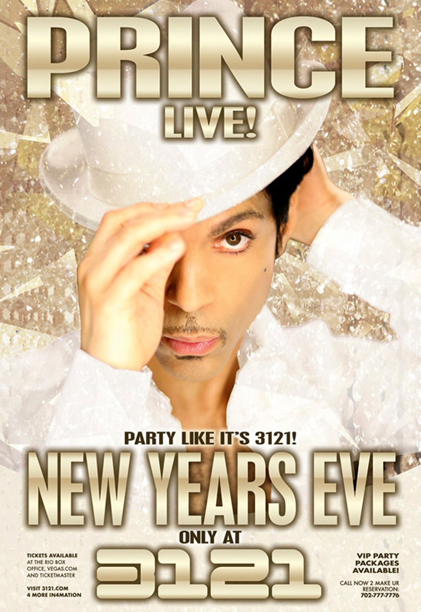 Baron3121's tweet photo. 2nite - party like it’s 3121 photo by @AfshinShahidi design by @samjennings music by @prince #PRINCE4EVER #NYE #timeisatrick #newyearseve #HAPPYNEWYEAR https://t.co/I29OF8iDQR