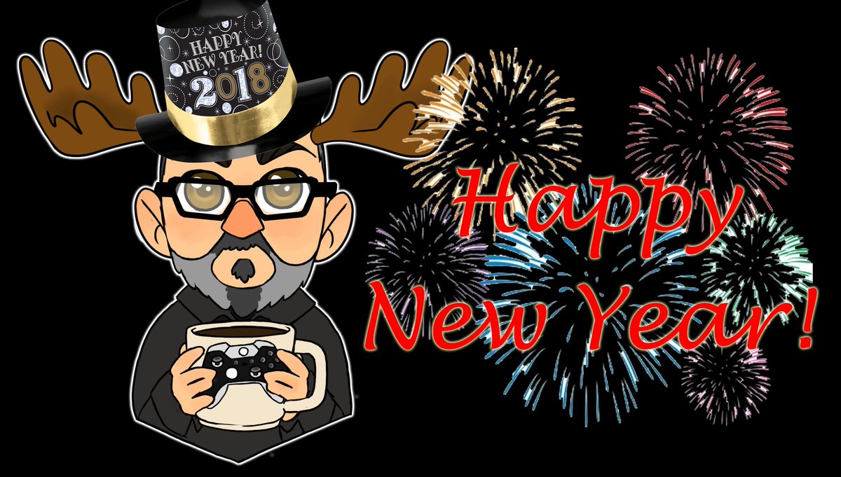MooseyGeek's tweet image. #HappyNewYear to my friends &amp;amp; #MooseyNation. May 2018 be all you hope it to be. Keep your head up and be positive. Cheers!

#Streamers #WatchMixer #Twitch #Goodbye2017 #Hello2018 #Healthy #InstaNewYear