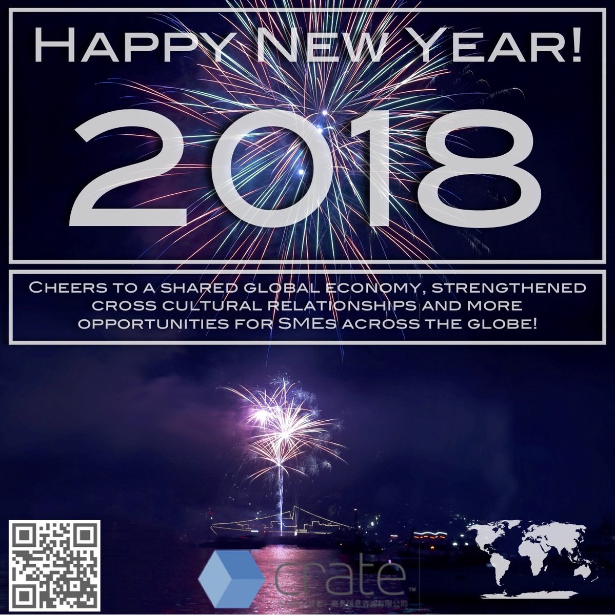 Crateltd's tweet photo. To all of our customers, followers and supporters, Happy New Year!
We are hopeful that the coming year will bring continued cooperation, mutual growth and shared success to everyone that is part of our developing community.
#Crateltd #Chinasource #trade #supplychain #newyear https://t.co/W6Lo062EcX