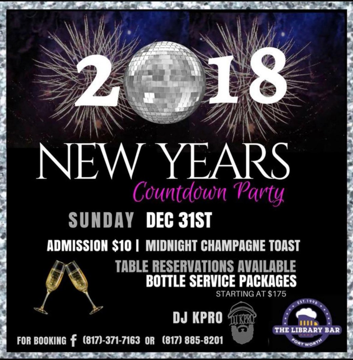 TheLibraryBarFW's tweet image. Ring in New Year’s Eve tonight at The Library!
