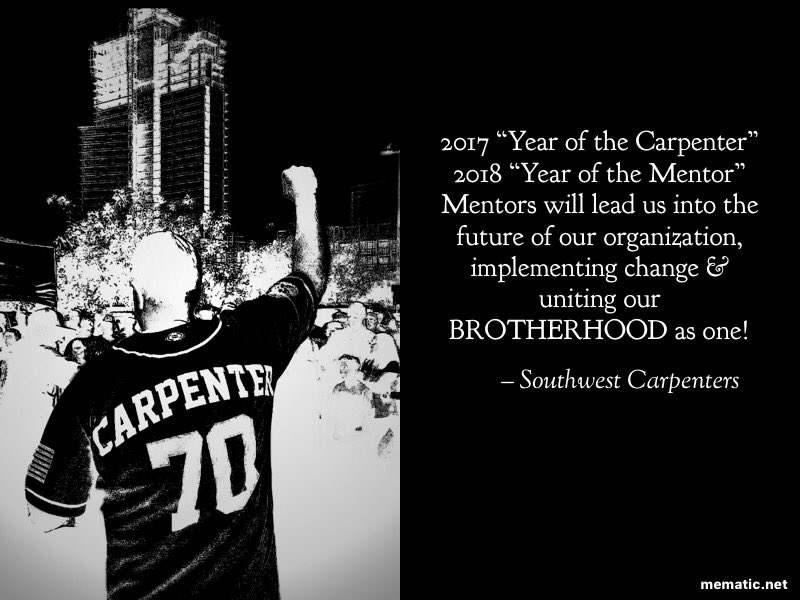 PROD_00's tweet photo. .@SouthwestCarps #yearofthecarpenter #yearofthementor https://t.co/Pm97tPSoYd