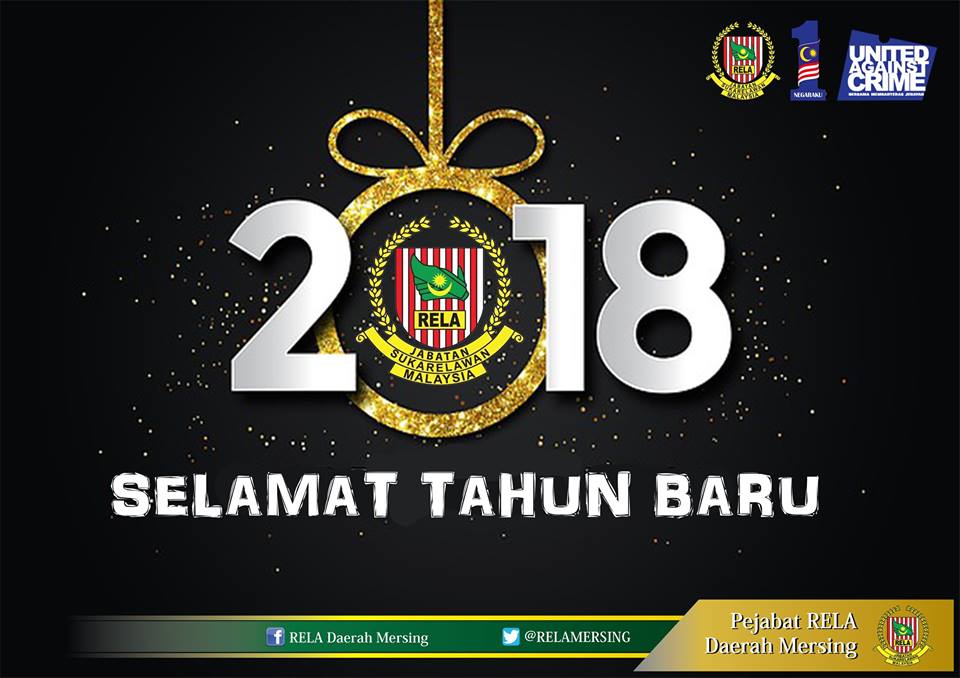 Selamat Menyambut Tahun 2018 Kepada Semua Warga <a href="/relamalaysia/">relamalaysia</a> 

<a href="/RELA_Johor/">RELA Negeri Johor</a> 
#SetiaBerbakti