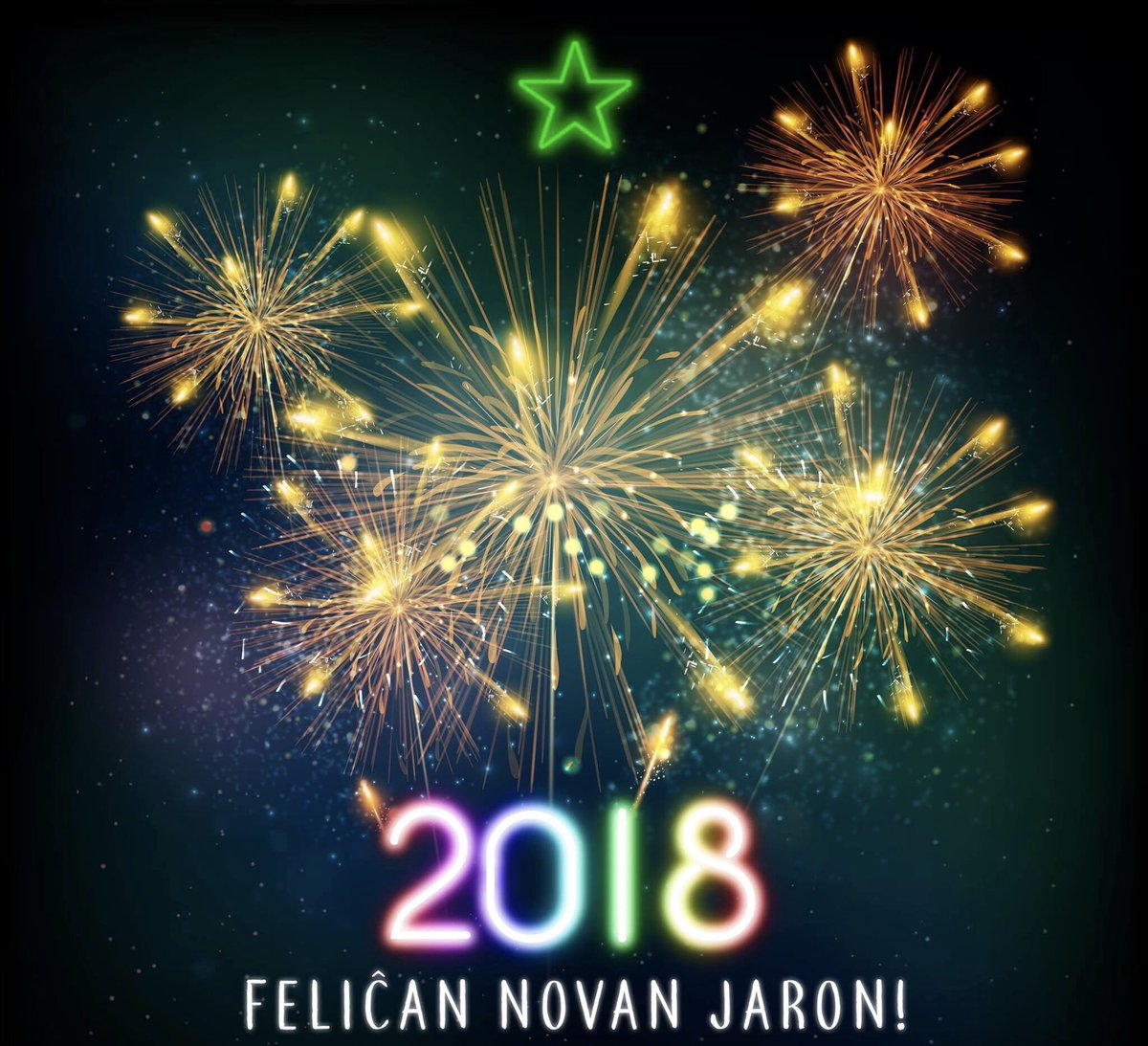 MicroStoreBR's tweet photo. Feliz 2018!
—
Feliĉan Novjaron 2018! https://t.co/ua8SS0MOVW