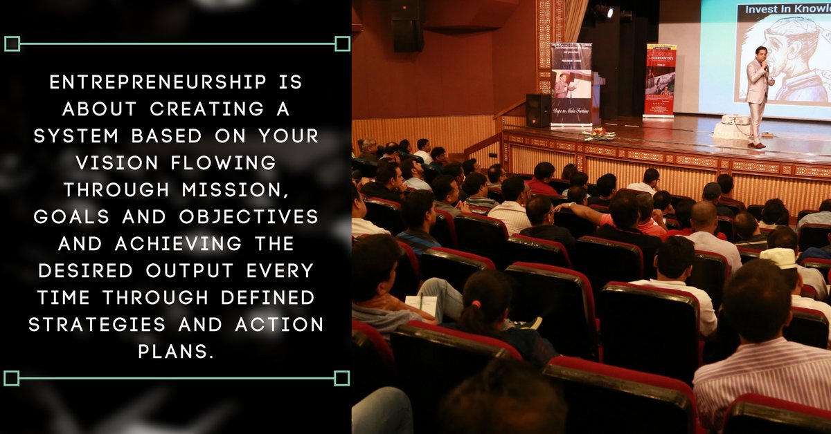 Coach_PrashantS's tweet photo. #Entrepreneurship is about creating a system based on your vision flowing through #mission , #goals and objectives and achieving the desired output every time through defined strategies and action plans.
 #newyeargoals #newyear https://t.co/qVhAmW5evm