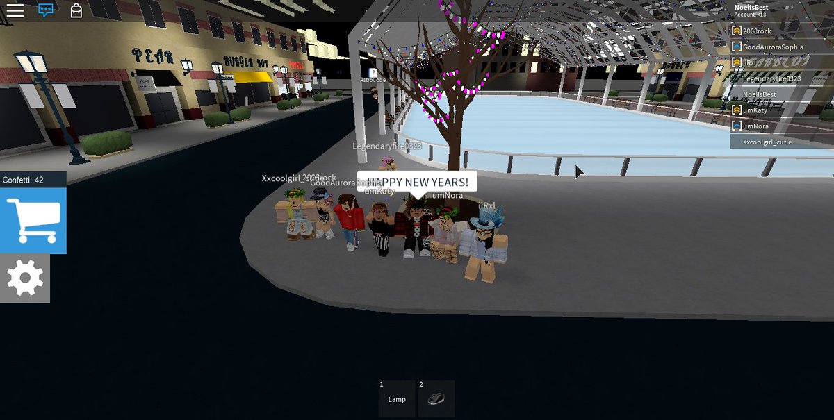 NoelRoblox's tweet photo. @RobloxGymnastic Happy New Years! Had some fun at the new year countdown party! <3 https://t.co/HO8wIzoDSY