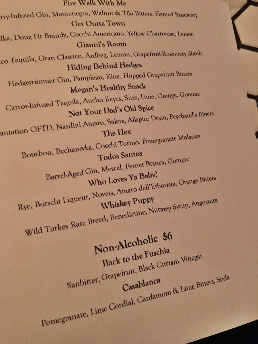 Bryn the Best Bartender made our year w/the best wedding gift ever — The Who Loves Ya Baby? cocktail <a href="/ArtusiBar/">Artusi</a> 🥃😍🥃 cheers everybody xoxo