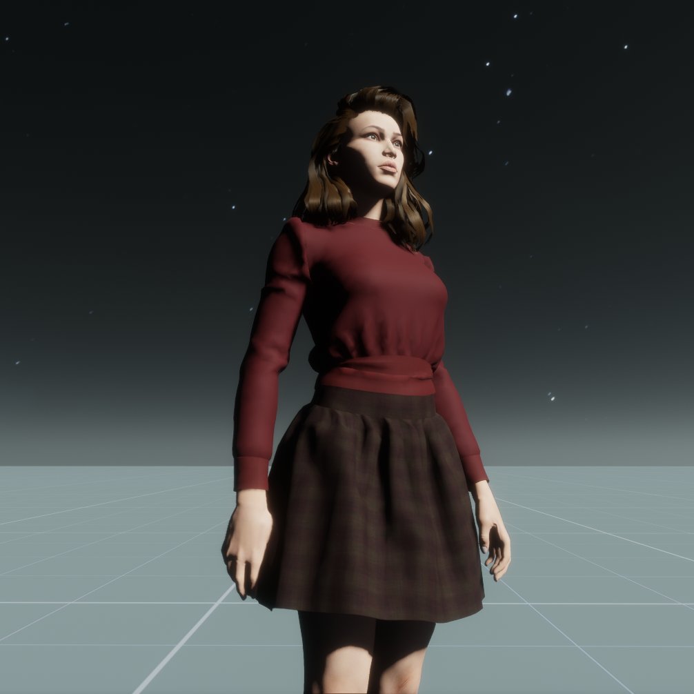 NascentReality's tweet photo. My nod to Ms. Audrey Horne playing with the new #MarvelousDesigner #Sansar fashion release. #socialvr #vr #TwinPeaks https://t.co/Id3AiVYjsK