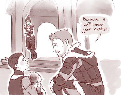 "This is why I will never trust @HeIsAWarden to give Kieran a gift. He will probably find something that annoys me and give it to Kieran. Like that dog he gave him."