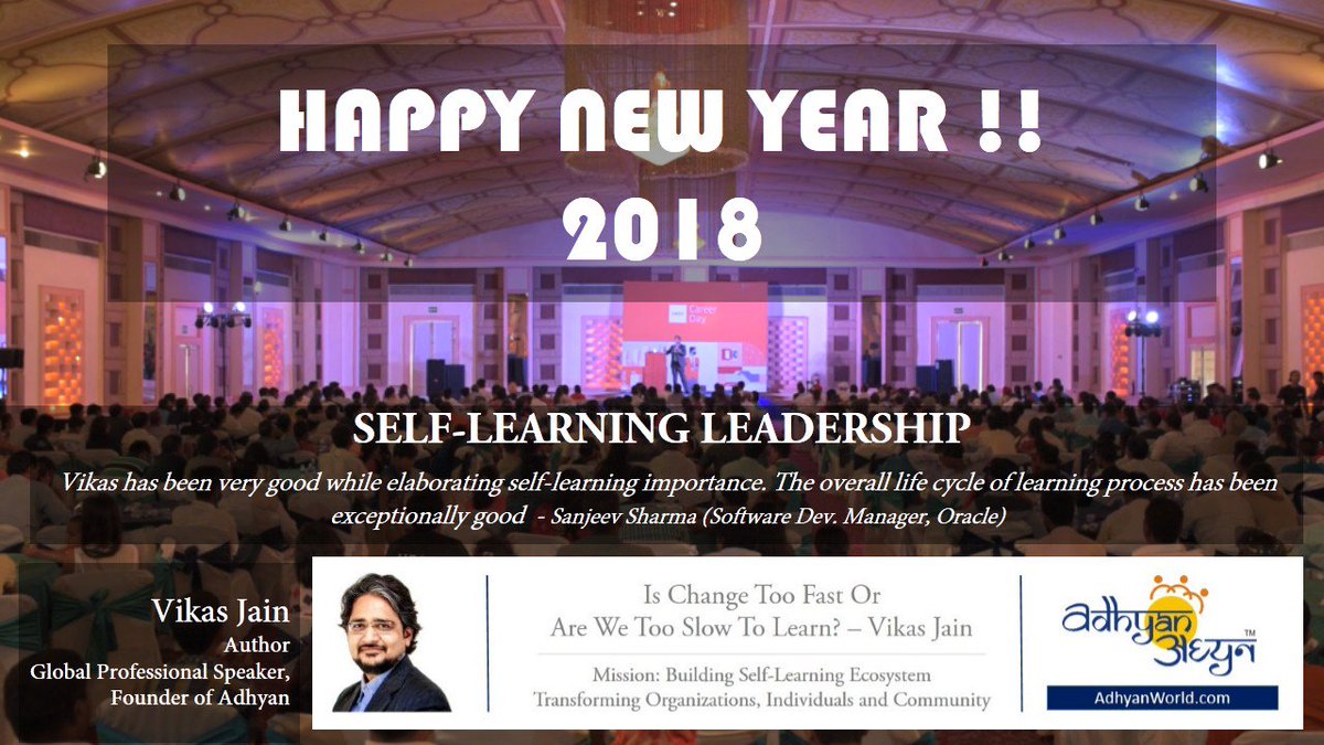 adhyanworld's tweet photo. #HappyNewYear2018 

Though every moment contains seed of new creation, but new-year definitely gives explicit thoughts to achieve something better. With same zeal we have transformed our offerings. New video  https://t.co/7XGhBwXwpw. https://t.co/QNaibOdSeP