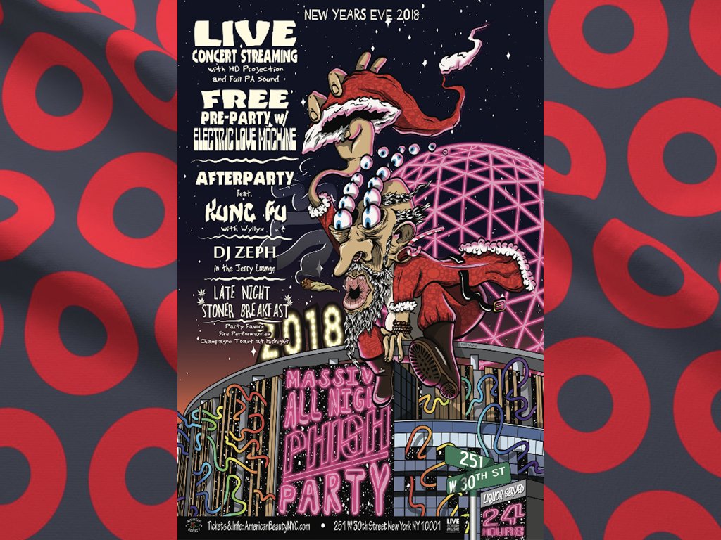 Our upstairs Jerry Lounge feat. <a href="/ZephaniahOhora/">Zephaniah OHora</a> starts nooowwww
#PhishNYE Afterparty 1 BLOCK FROM MSG
$25 Door Cover gets you into <a href="/KungFuTunes/">Kung Fu</a> in the downstairs performance hall + #GratefulDead DJs at our third floor dance party 🌹🍾💃

#Phish #YEMSG #PhishMSG #NYC #NewYearsEve