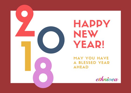 ethnivea's tweet image. Wish You All A Very Happy New Year!

#HappyNewYear2018 #NewYear2018 #ethnivea