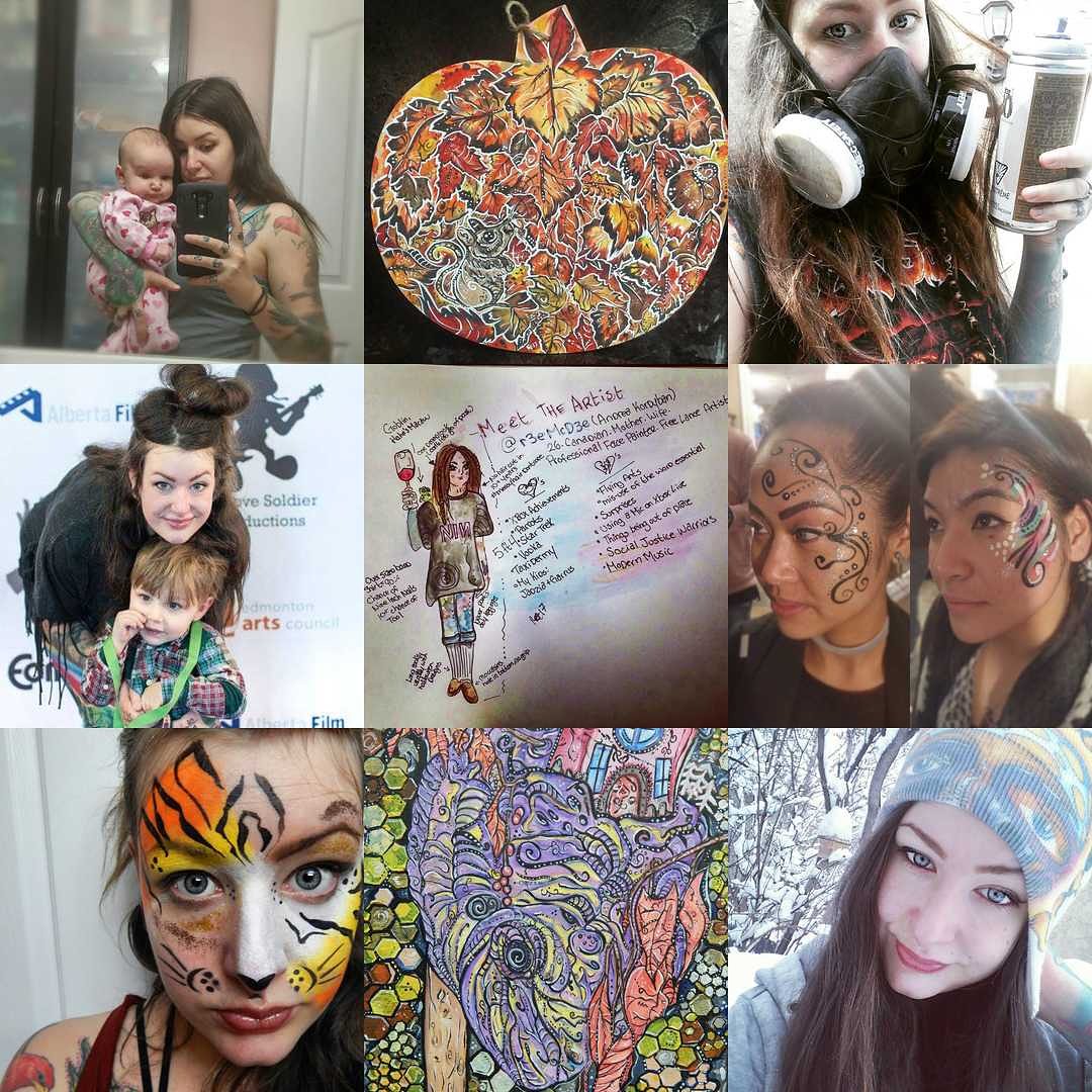 ZombieRee's tweet image. I always forget about Twitter, but here's my cool #2017topnine . Maybe I'll stop ignoring you in 2018 #artist #momlife
