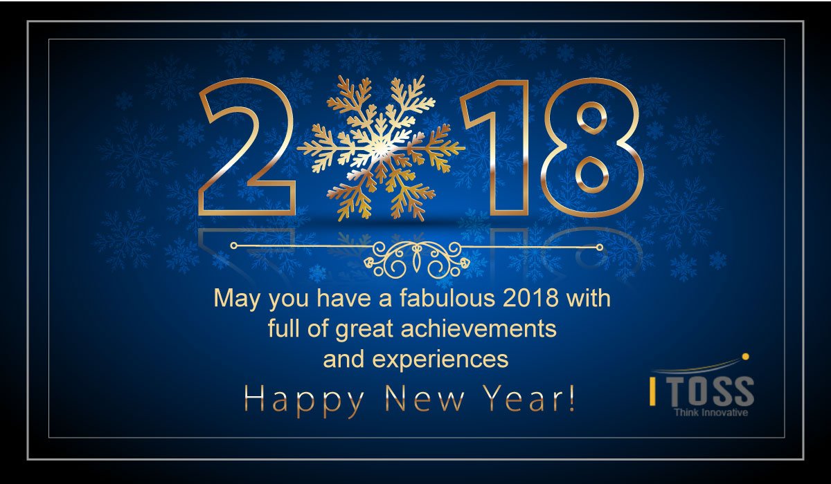 iTossIndia's tweet photo. May you have a fabulous 2018 with full of great achievements and experiences. #HappyNewYear #HappyNewYearIndia https://t.co/CLrimXfjA9