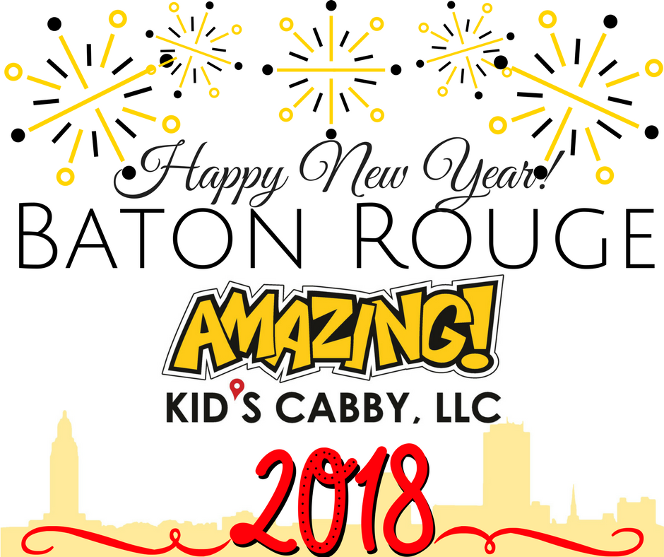 AmazingCabby1's tweet photo. Happy #NewYear #BatonRouge! Wishing you an #Amazing #2018. THANK YOU FOR YOUR SUPPORT! #AmazingKids #AmazingKidsCabby #NYE #NY2018 #BatonRouge #Louisiana #BookUs #Safe #Convenient #Reliable #Transportation https://t.co/ZuzZmlM0VG