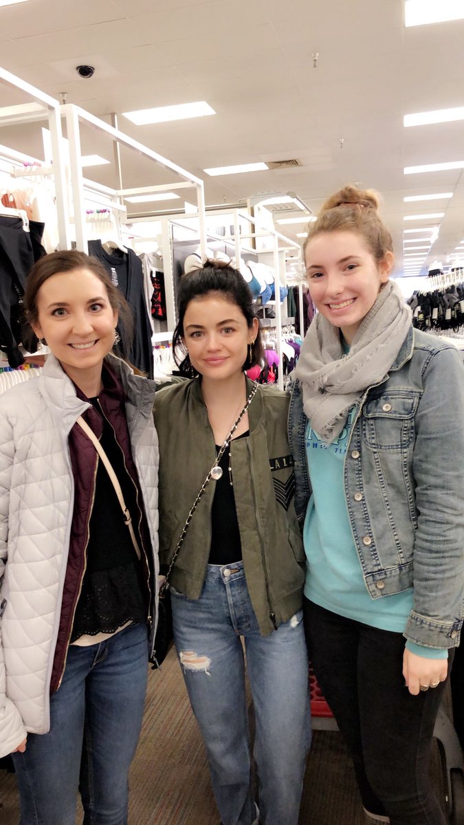 Bradley25Kate's tweet photo. @lucyhale it was so cool getting to meet you! It definitely made our trip out that day excited:) Happy New Year! https://t.co/P5AE2KRcdp